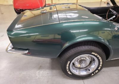 1968 British Green Corvette Convertible 4spd For Sale
