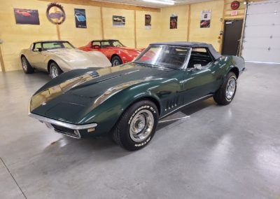 1968 British Green Corvette Convertible 4spd For Sale