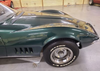 1968 British Green Corvette Convertible 4spd For Sale
