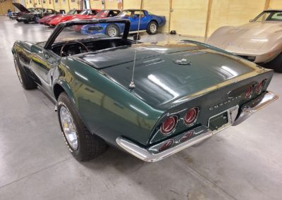 1968 British Green Corvette Convertible 4spd For Sale