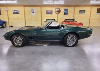 1968 British Green Corvette Convertible 4spd For Sale