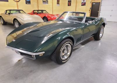 1968 British Green Corvette Convertible 4spd For Sale