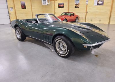 1968 British Green Corvette Convertible 4spd For Sale