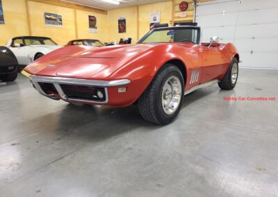 1968 Red Corvette Convertible 4spd For Sale