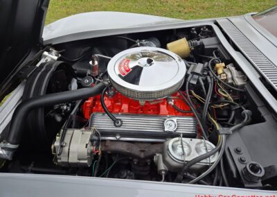 1968 Silverstone Silver Corvette Stingray Convertible Manual For Sale