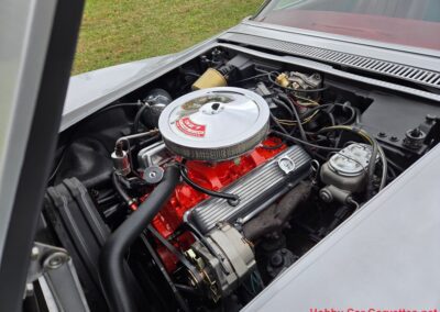 1968 Silverstone Silver Corvette Stingray Convertible Manual For Sale