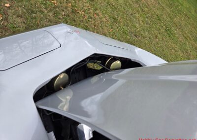 1968 Silverstone Silver Corvette Stingray Convertible Manual For Sale