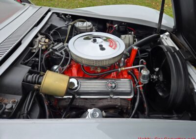 1968 Silverstone Silver Corvette Stingray Convertible Manual For Sale