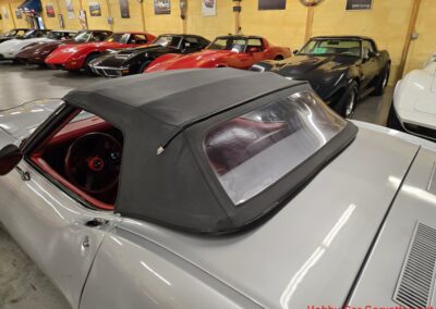 1968 Silverstone Silver Corvette Stingray Convertible Manual For Sale