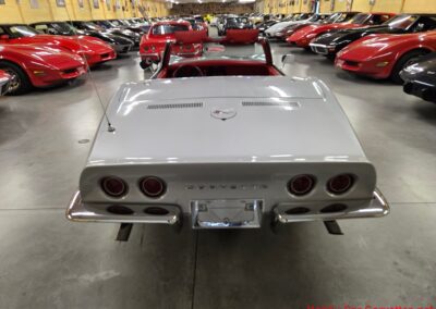 1968 Silverstone Silver Corvette Stingray Convertible Manual For Sale