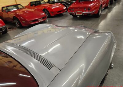 1968 Silverstone Silver Corvette Stingray Convertible Manual For Sale