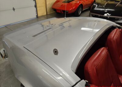 1968 Silverstone Silver Corvette Stingray Convertible Manual For Sale