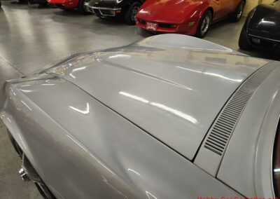 1968 Silverstone Silver Corvette Stingray Convertible Manual For Sale