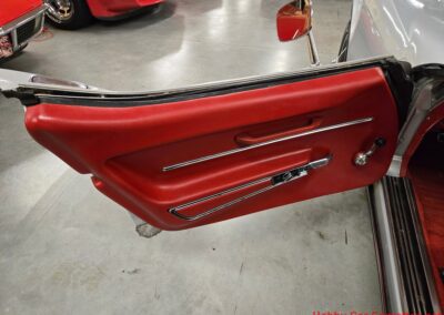 1968 Silverstone Silver Corvette Stingray Convertible Manual For Sale