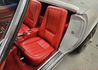 1968 Silverstone Silver Corvette Stingray Convertible Manual For Sale