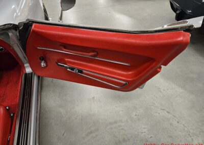 1968 Silverstone Silver Corvette Stingray Convertible Manual For Sale