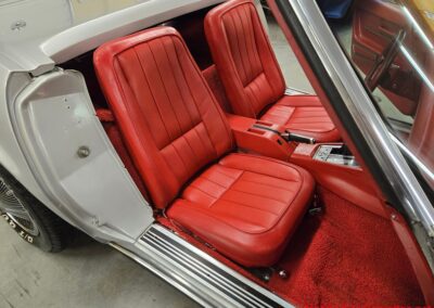 1968 Silverstone Silver Corvette Stingray Convertible Manual For Sale