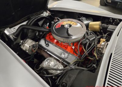 1968 Silverstone Silver Corvette Stingray Convertible Manual For Sale