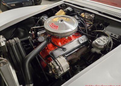 1968 Silverstone Silver Corvette Stingray Convertible Manual For Sale