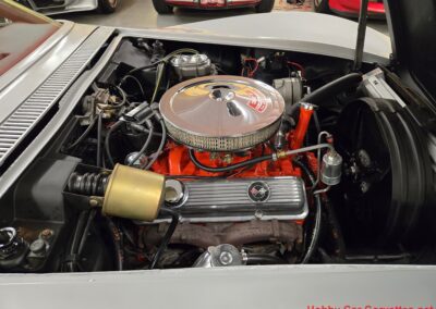 1968 Silverstone Silver Corvette Stingray Convertible Manual For Sale