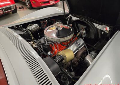 1968 Silverstone Silver Corvette Stingray Convertible Manual For Sale
