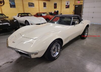 1968 White Corvette Stingray Convertible For Sale