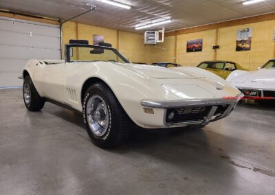 1968 White Corvette Stingray Convertible For Sale