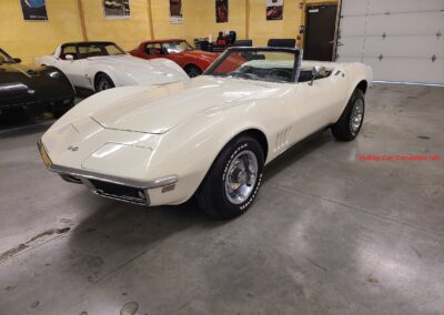 1968 White Corvette Stingray Convertible For Sale