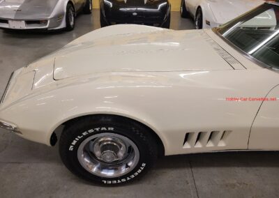 1968 White Corvette Stingray Convertible For Sale