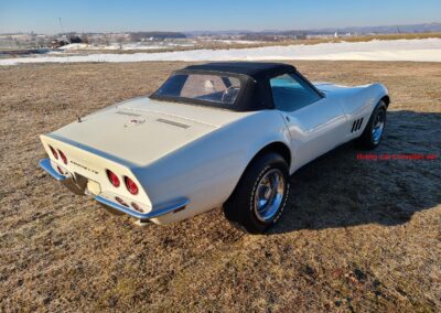 1968 White Corvette Stingray Convertible For Sale