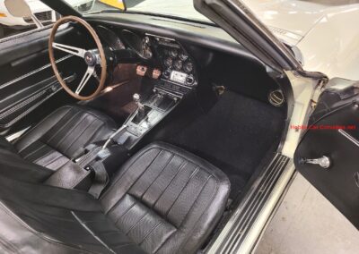 1968 White Corvette Stingray Convertible For Sale