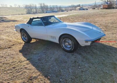 1968 White Corvette Stingray Convertible For Sale