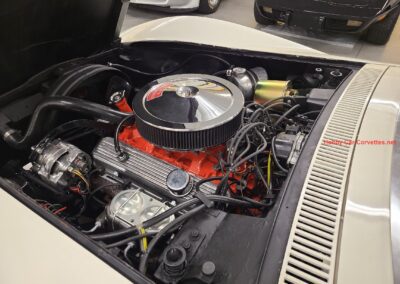 1968 White Corvette Stingray Convertible For Sale