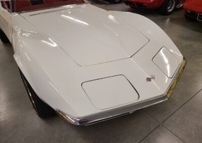 1968 White Corvette Red Interior 4spd For Sale