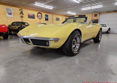 1968 Yellow C3 Corvette Convertible Sting Ray For Sale