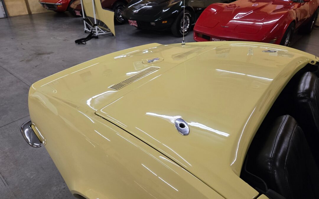 1968 Yellow C3 Corvette Convertible Sting Ray For Sale - Hobby Car