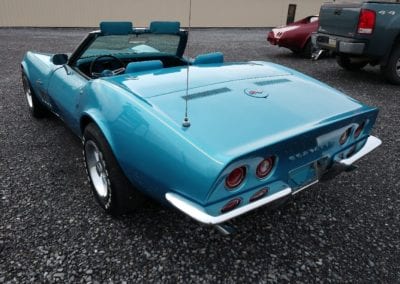 1969 LeMans Blue Corvette Stingray Convertible 4spd For Sale