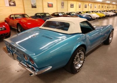 1969 LeMans Blue Corvette Stingray Convertible 4spd For Sale