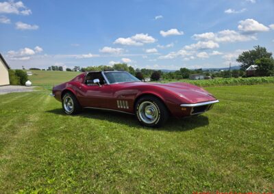 1969 Burgundy Corvette Stingray For Sale