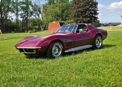 1969 Burgundy Corvette Stingray For Sale