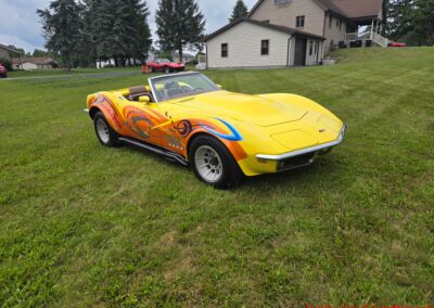 1969 Yellow Big Block 4spd Custom C3 Corvette Convertible For Sale