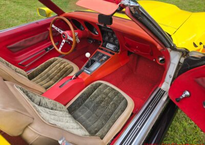 1969 Yellow Big Block 4spd Custom C3 Corvette Convertible For Sale