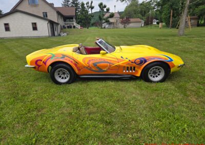 1969 Yellow Big Block 4spd Custom C3 Corvette Convertible For Sale