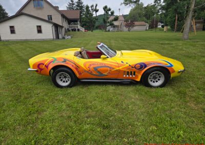 1969 Yellow Big Block 4spd Custom C3 Corvette Convertible For Sale