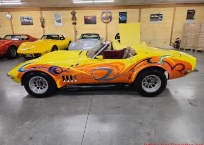 1969 Yellow Big Block 4spd Custom C3 Corvette Convertible For Sale