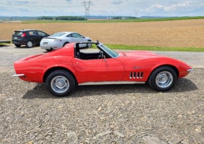 1969 Red Corvette T Top For Sale