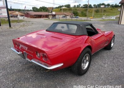 1969 Monza Red Corvette Stingray Convertible Automatic