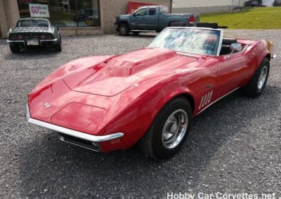 1969 Monza Red Corvette Stingray Convertible Automatic