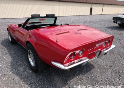 1969 Monza Red Corvette Stingray Convertible Automatic