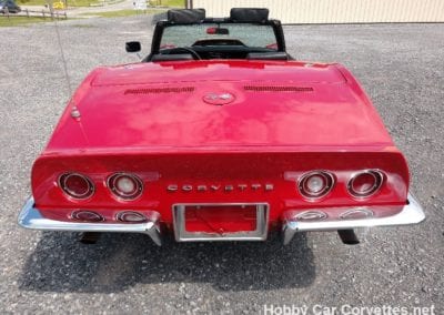 1969 Monza Red Corvette Stingray Convertible Automatic